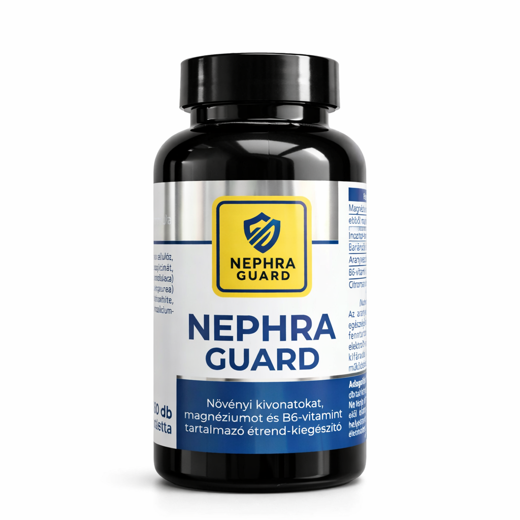 Nephra Guard - Növényi kivonatokat, magnéziumot és B6-vitamint tartalmazó étrend kiegészítő tabletta 60db