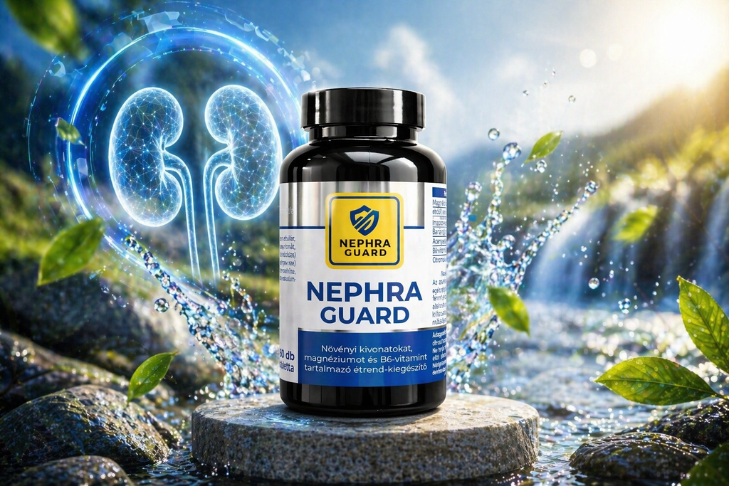 Nephra Guard - Növényi kivonatokat, magnéziumot és B6-vitamint tartalmazó étrend kiegészítő tabletta 60db